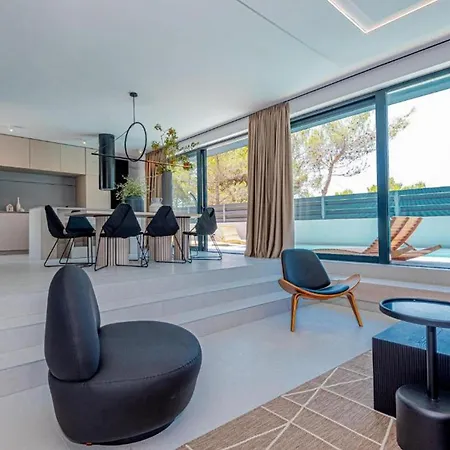 Luxury Contemporary In With Pool, Sauna And Hot Tub Villa Vodice