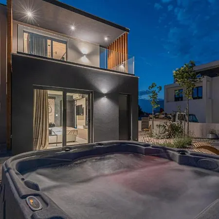 Villa Luxury Contemporary In With Pool, Sauna And Hot Tub Vodice